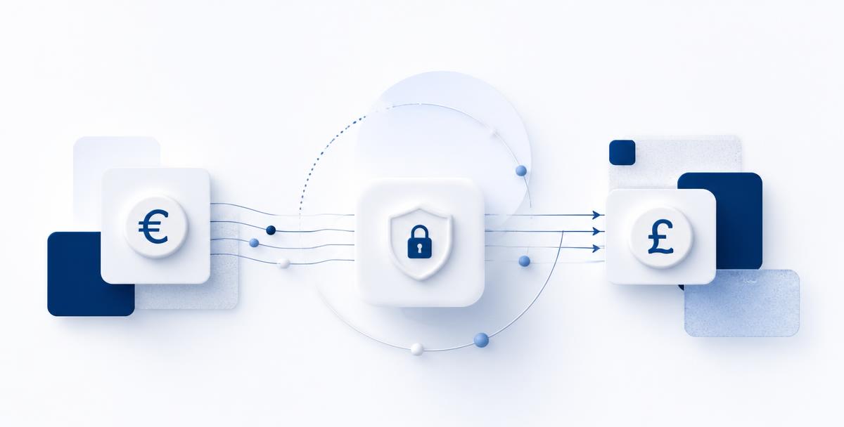 Secure EUR and GBP payment flow